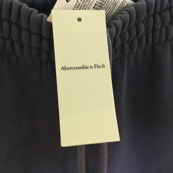 ABERCROMBIE & FITCH Women Navy Lounge Shorts Elastic Waist Soft Pockets NWT - Picture 9 of 9